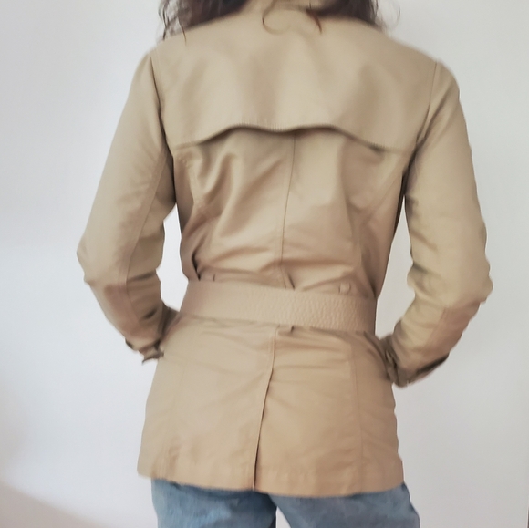 3/$25 Water Repellent Eddie Bauer trench coat sz small - Picture 4 of 14